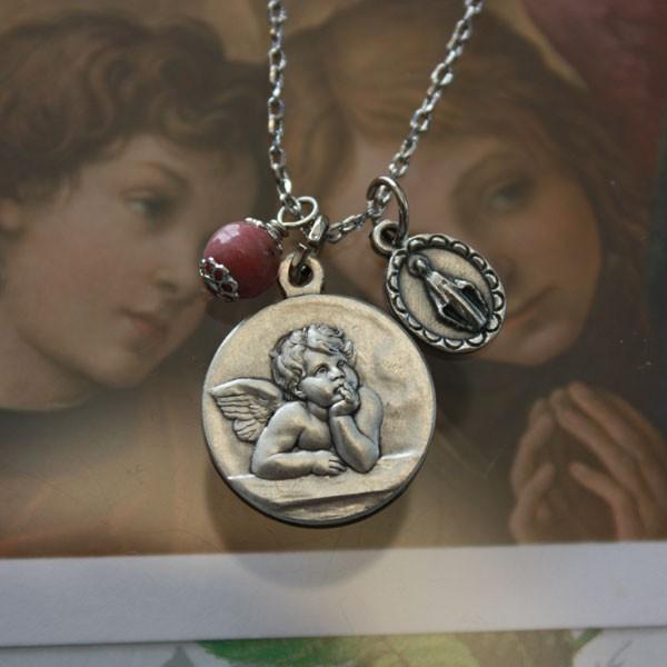 オリジナル メダイネックレス（小さな天使）