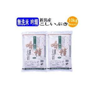 お米 白米 無洗米吟精 新潟産こしいぶき10kg（5kgｘ2袋）（令和5年産）