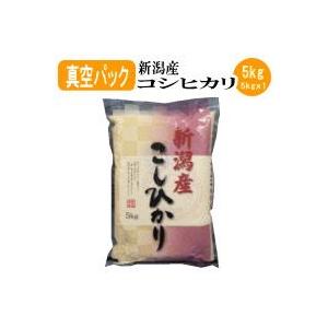 コシヒカリ お米 白米 新潟産コシヒカリ（真空パック）5kg（令和7年産