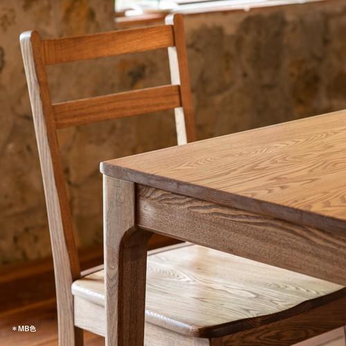 タモ無垢材の個性豊かな木目が楽しめるチェア ienowa/食堂椅子 タオ