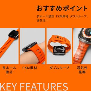 アップルウォッチ バンド 防水 apple w...の詳細画像5