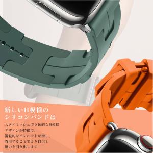 アップルウォッチ バンド シリコン ベルト a...の詳細画像4
