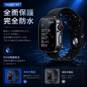 アップルウォッチ カバー 防水 ケース app...の詳細画像5