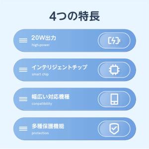 appleケーブル PD 充電器 Type-C...の詳細画像3
