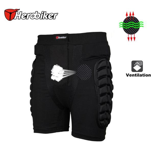 Herobiker ヒッププロテクター レーシング 防護用品 下着 バイク ヒップガード パンツスノ...