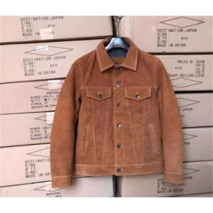 ムートンコート メンズ パッチワーク 本革 ラム テーラーカラー WFS