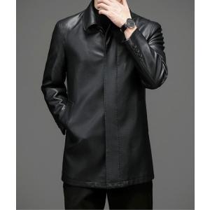 レザーハーフコート　変形襟　未使用ですが…難あり❗ レザーハーフコート 変形襟 未使用ですが…難あり❗ シンプルで