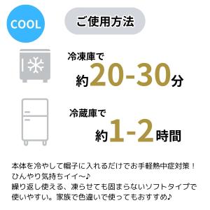 帽子用保冷剤 NC-249 熱中症対策 冷感 ...の詳細画像1