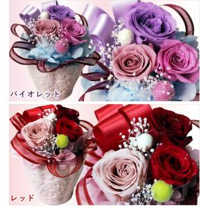 プリザーブドフラワー ギフト 選べる色 ノエル...の詳細画像3