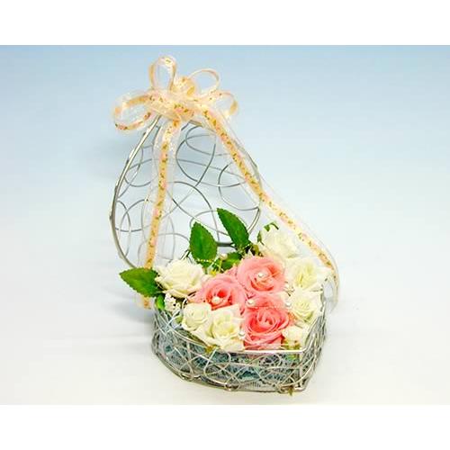 プリザーブドフラワー 永遠の愛のバラ　バラ ばら 薔薇 ギフト プレゼント ブリザード 歓送迎 送別...