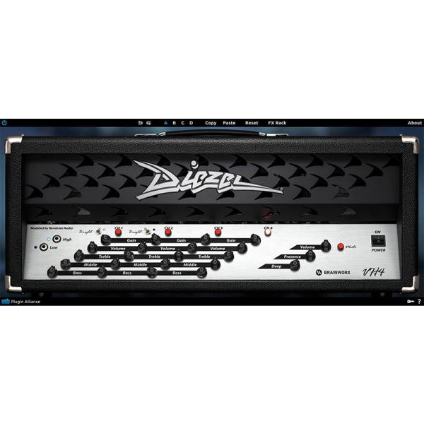 Plugin Alliance Diezel VH4(オンライン納品)(2時間以内に納品)