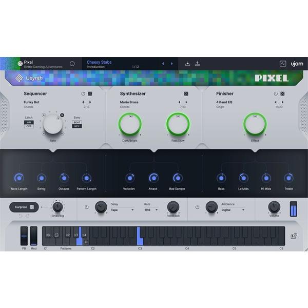 UJAM Usynth PIXEL (ユージャム)(ユーシンセ)(オンライン納品)(2時間以内に納品...