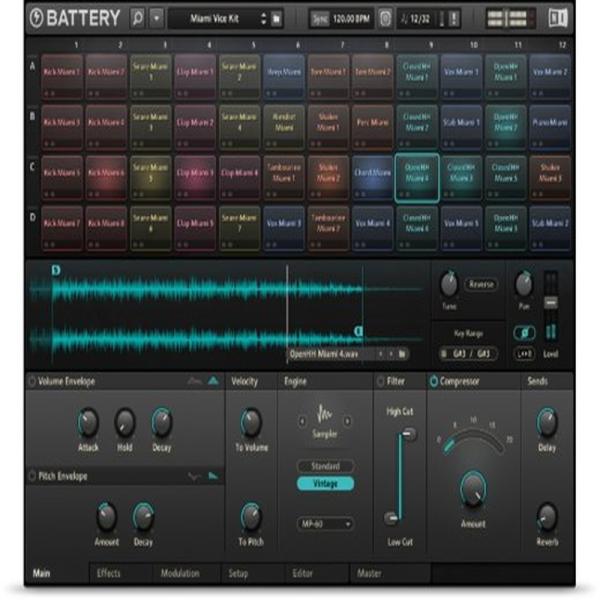 Native Instruments Battery 4 Update(オンライン納品)(2時間以内...