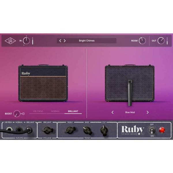 Universal Audio UAD Ruby '63 Top Boost Amp (ユニバーサル...