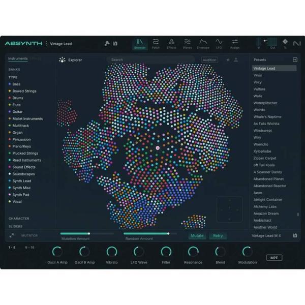 Native Instruments Absynth 6 Update (アブシンセ)(ウェーブテー...