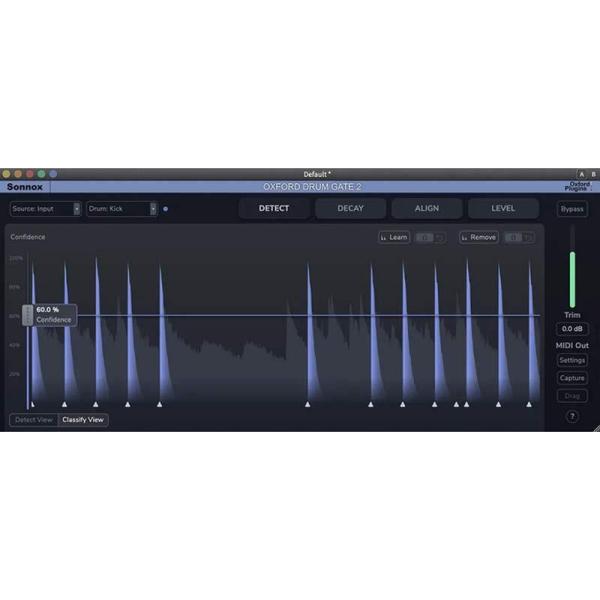 Sonnox Oxford Drum Gate 2 UPGRADE (ドラム専用)(ゲートプラグイン...