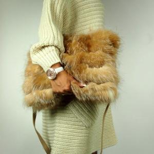 【新品☆未使用】AnneCoquineアンコキーヌ ふわふわファーベスト　3L 新品☆未使用】AnneCoquineアンコキーヌ ふわふわファーベスト 3L