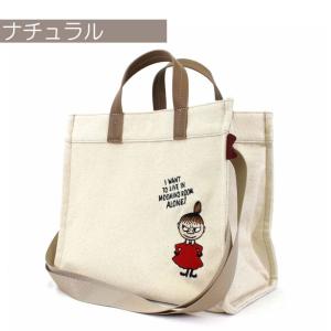 ムーミン リトルミイ トートバッグ 刺繍 2W...の詳細画像5