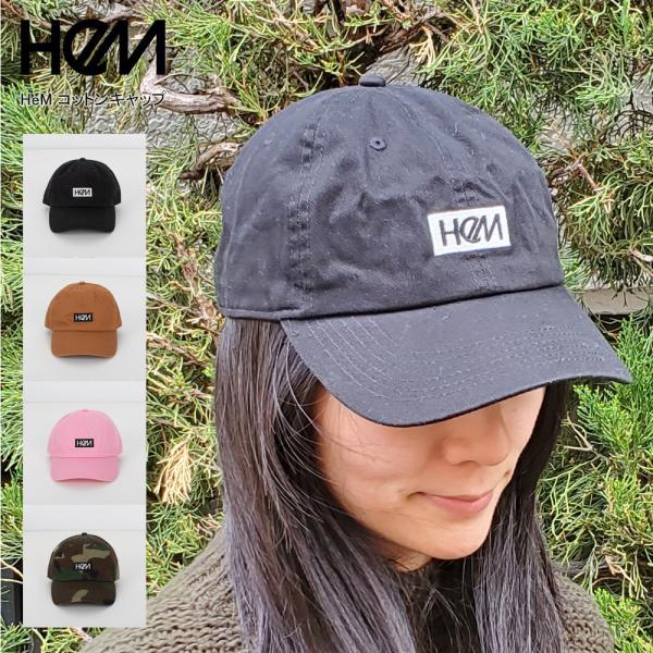 HeM帽子 帽子 ヘム キャップ アジャスター サイズ調整 ロゴ かっこいい かわいい カジュアル ...