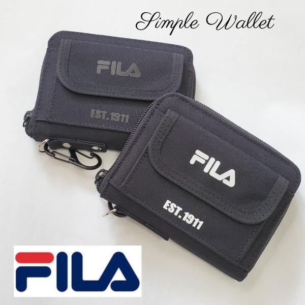 FILA fila 財布 ミニ財布 男の子プチプラ カラビナ付 アウトドアにもGOOD！修学旅行 旅...