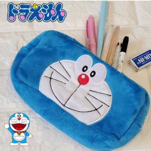 ドラえもん ドラえもんスクエアポーチ 化粧ポーチ 小物ポーチ 筆箱 鉛筆入れ コンパクト 可愛い フワモコ ドラちゃん