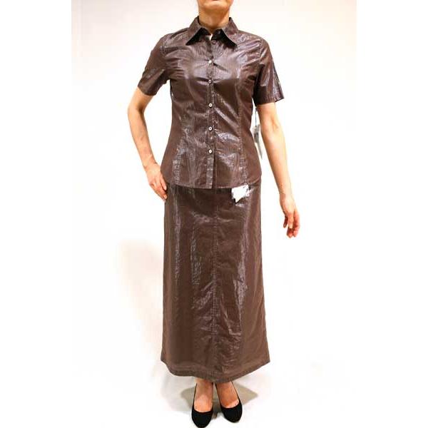 春夏最終処分【アロハロジー/シャルトル/1652-2336/96.4%OFF】綿光沢コーティング半袖...