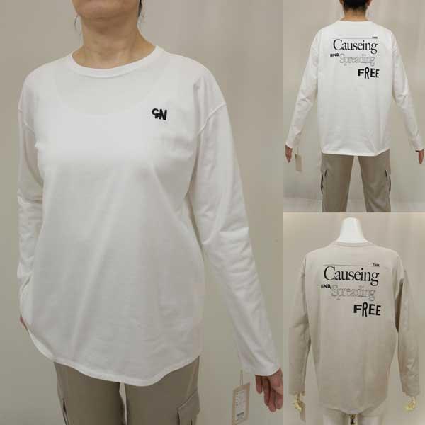 春夏SALE【ローブ/カフネ/年間物/415941/50%OFF】綿天竺左胸ワンポイント刺繍＋バック...