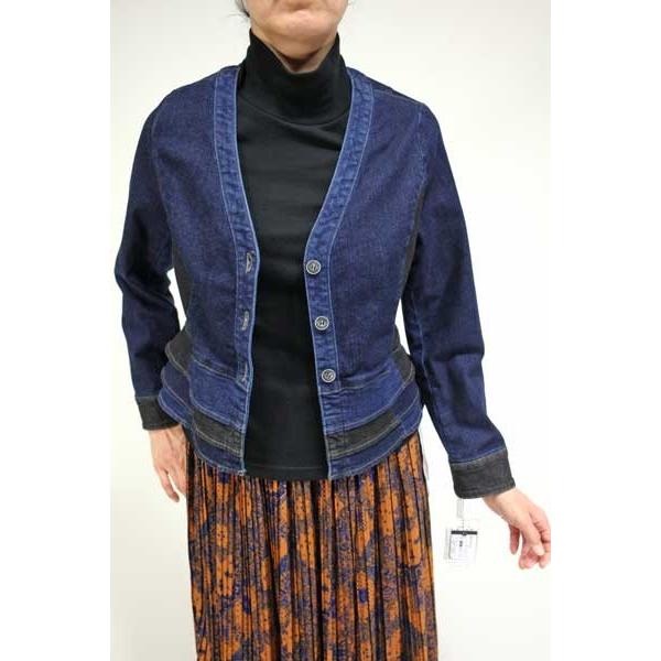 秋冬最終処分【ウンディッチノーベ/年間物/5394041/70%OFF】綿ストレッチデニム配色パネル...