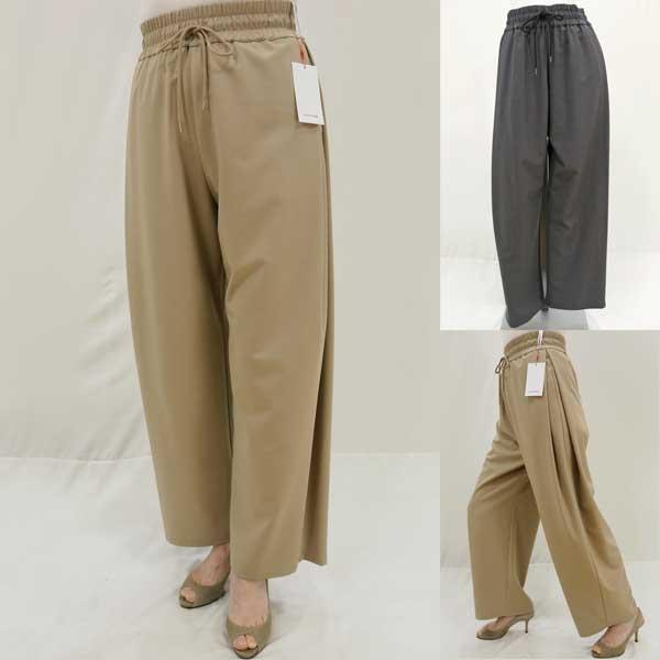 春夏物【ローブ/パシオーネ/年間物/616628】ポリレーヨンストレッチサキソニー調Ｗゴム＆ドロスト...