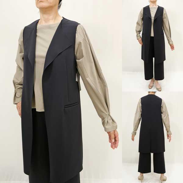 春夏物【ローブ/フォンタナ/年間物/定番/617401】ポリストレッチニットジャージー折り返し丸首着...