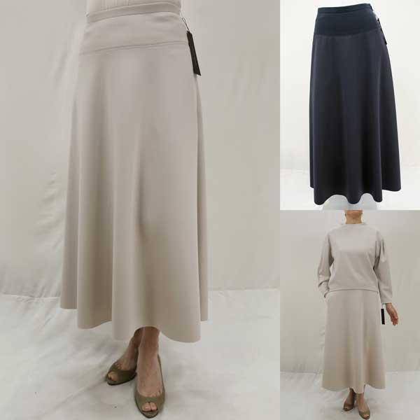 春夏物【ローブ/フォンタナ/年間物/定番/617609】ポリストレッチニットジャージーウエスト綿リブ...