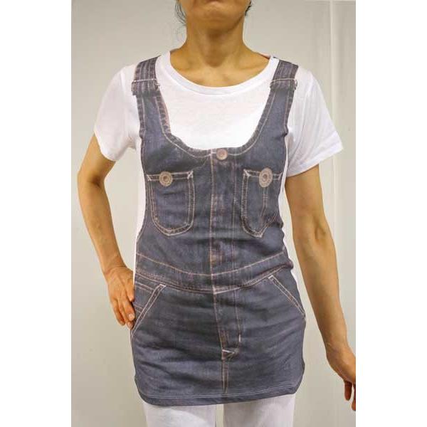 春夏最終処分【ディニテコリエ/808130/90%OFF】綿レーヨンデニムオーバーオール転写プリント...