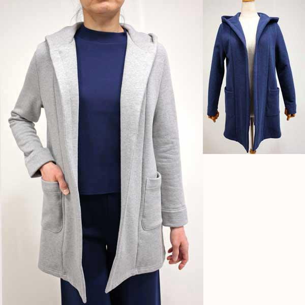 春夏最終処分【アルドリッジ/年間物/A15K0023/80%OFF】イズミール綿裏毛フードカラー着流...