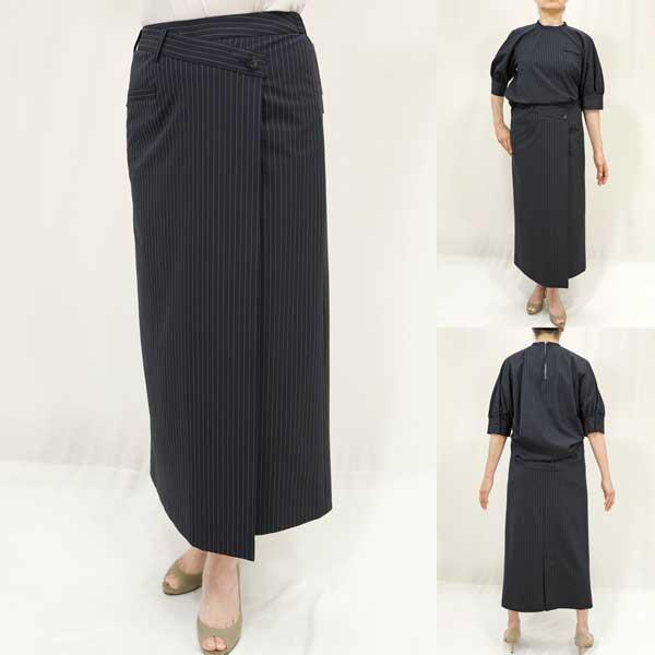 秋冬SALE【シー＋/晩夏秋冬/K29352/40%OFF】KIVANCポリレーヨンストレッチピンス...