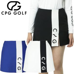 【新品】cpg ゴルフ レディース　スカート CPG GOLF 麻混ライン切り替えスコート レディース ゴルフウェア 1105