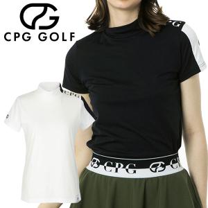 CPG GOLF 【期間限定】 スタンドネックワンサイド切り替えラインSS