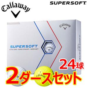 【2ダースセット】 キャロウェイ ゴルフ スーパーソフト ゴルフボール 2ダース(24球) 2023モデル｜annexsports