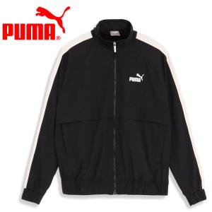 クリアランスセール プーマ PUMA CORE HERITAGE ウーブン 裏トリコット ジャケット 677672-01 メンズ｜annexsports