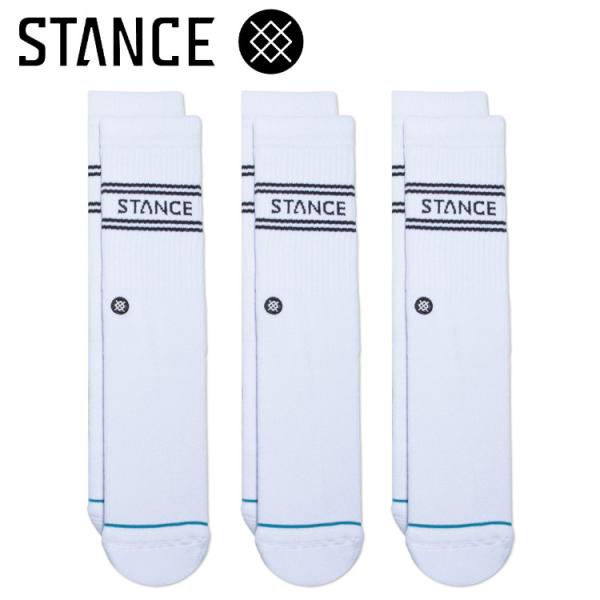 スタンス BASIC 3 PACK CREW A556D20SROWHT メンズ レディース メール...