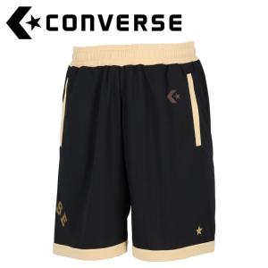 メール便配送 CONVERSE(コンバース) バスケット ゴールドシリーズプラクティスパンツ(ポケット付き) CBG232853-1900｜annexsports