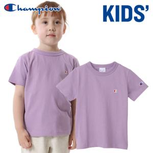 メール便配送 チャンピオン ショートスリーブTシャツ 半袖 ベーシック ジュニア キッズ CK-T301-225｜annexsports