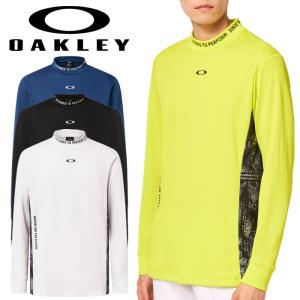 オークリー ゴルフ OAKLEY SLIGHTLY PAISLEY MOCK 長袖モックシャツ メンズ 2023秋冬 ゴルフウェア FOA405739の商品画像