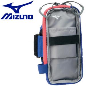 ミズノ ネイビー アームポーチポケット付き MIZUNO ランニング