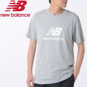 ニューバランス New Balance Stacked Logo ショートスリーブTシャツ MT41502-AG メンズの商品画像