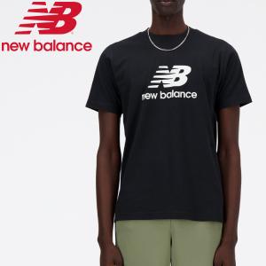 ニューバランス New Balance Stacked Logo ショートスリーブTシャツ MT41502-BK メンズの商品画像