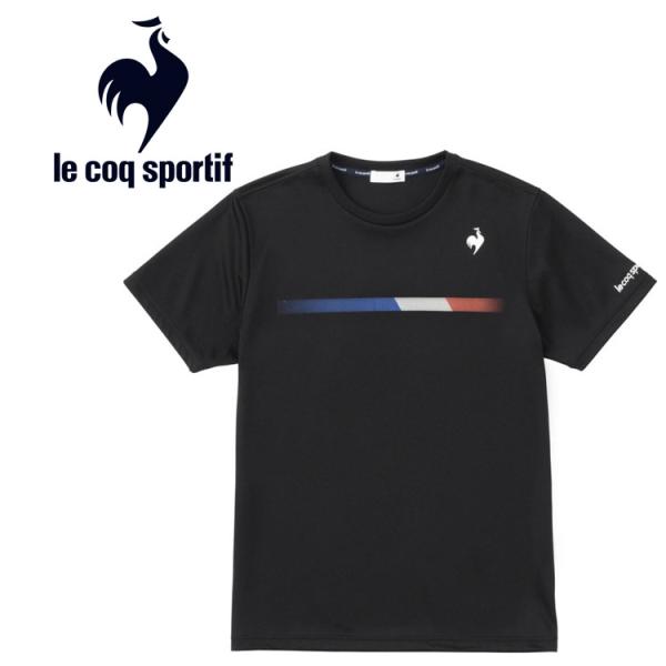 メール便配送 ルコック le coq sportif テニス トリコプリントゲームシャツ メンズ Q...