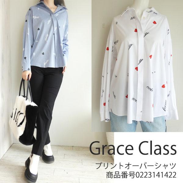 30％OFF,セール,SALE,0223141422,Grcae Class,プリントオーバーシャツ...