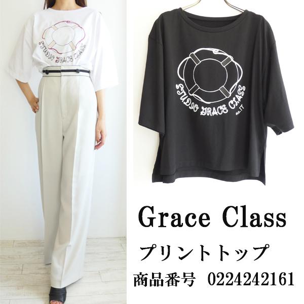 0224242161,Grace Class,グレースクラス,プリントトップ ,GRACE CONT...