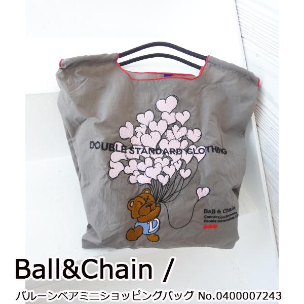 0400007243,Ball&amp;Chain / バルーンベアミニショッピングバッグ ,ダブルスタンダ...