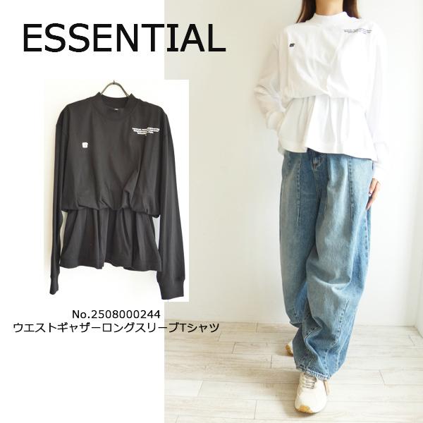 【50％OFF半額セール】2508000244,ESSENTIAL / ウエストギャザーロングスリー...